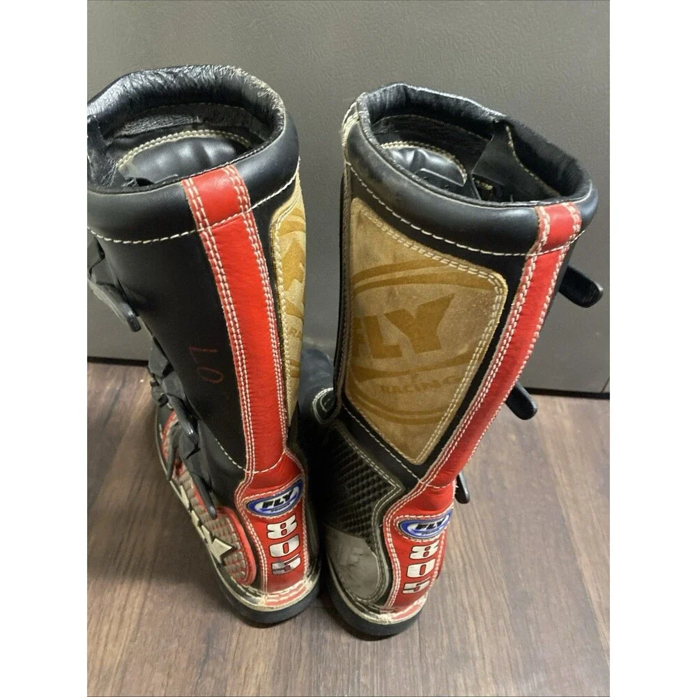 Fly Racing Motorcross Motorcycle Boots 805 Size 9 Off Road ATV (058)